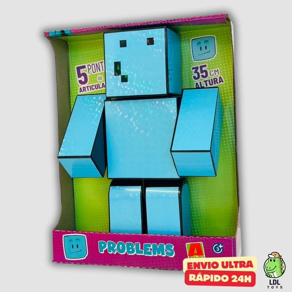 Boneco Articulado Turma Do Problems 35cm Youtuber Gamer Algazarra