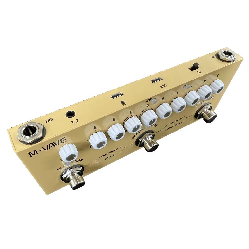 M-vave Cube Baby Pedal Multiefeitos Para Guitarra Elétrica/baixo/acústica Pedais De Efeitos Combinados Para Guitarra
