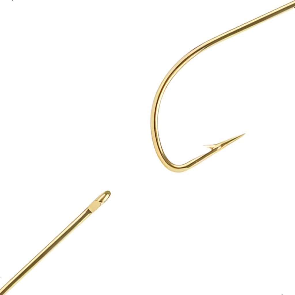 Anzol De Pesca Crystal Marine Sports 16902 Gold Caixa Com 100 Peças