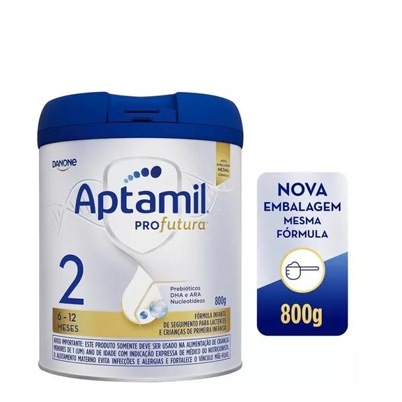 Kit 4x Fórmula Infantil Aptamil Profutura 2 Danone Lata De 800g
