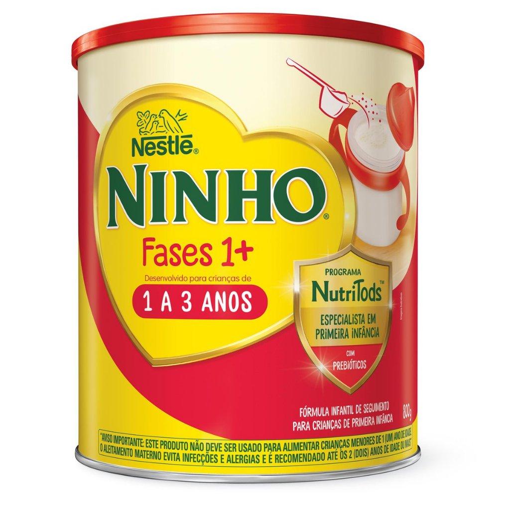 Kit 3 Unidades - Composto Lácteo Nestlé Ninho Fases 1+ 800g