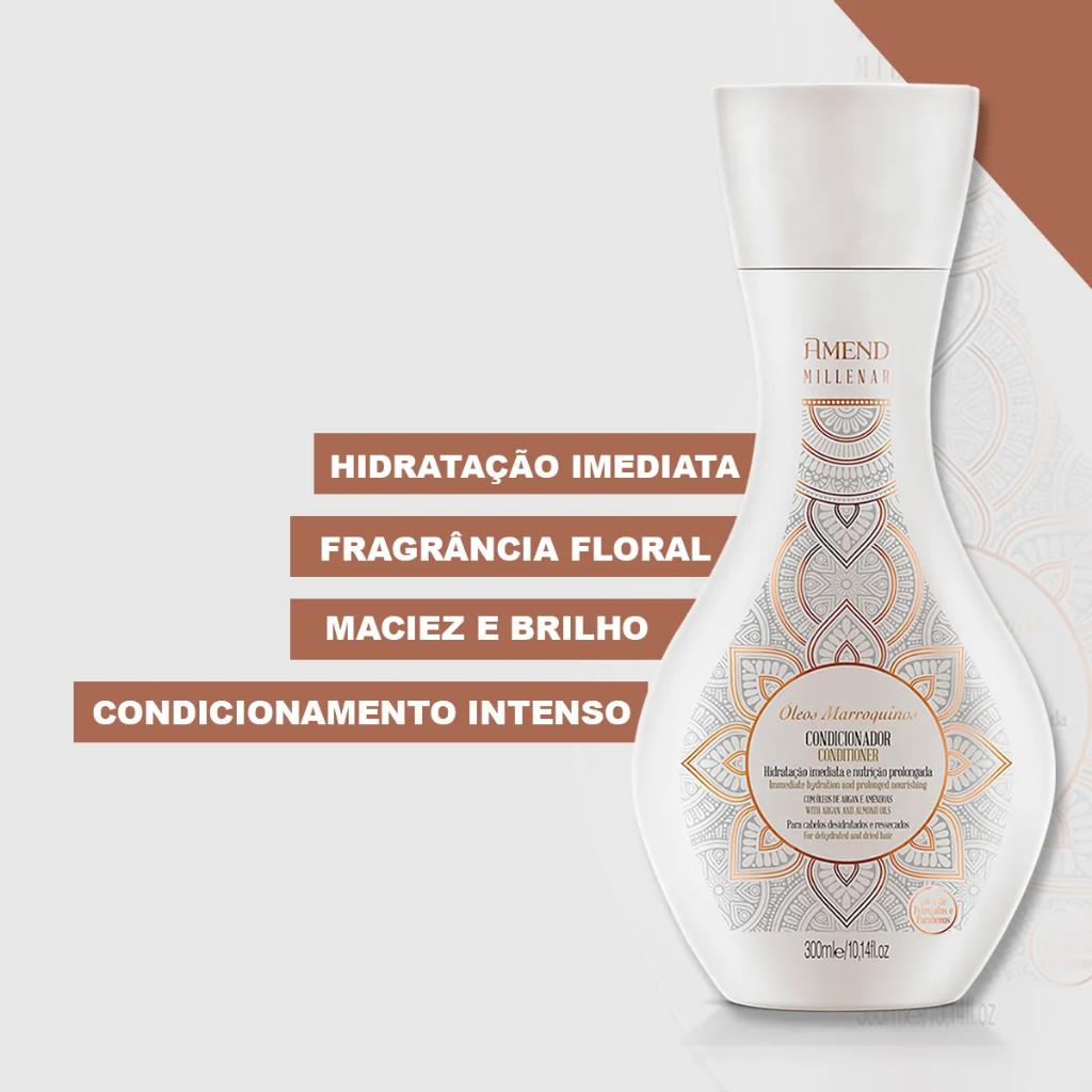 Amend Millenar Óleos Marroquinos Condicionador De 300ml