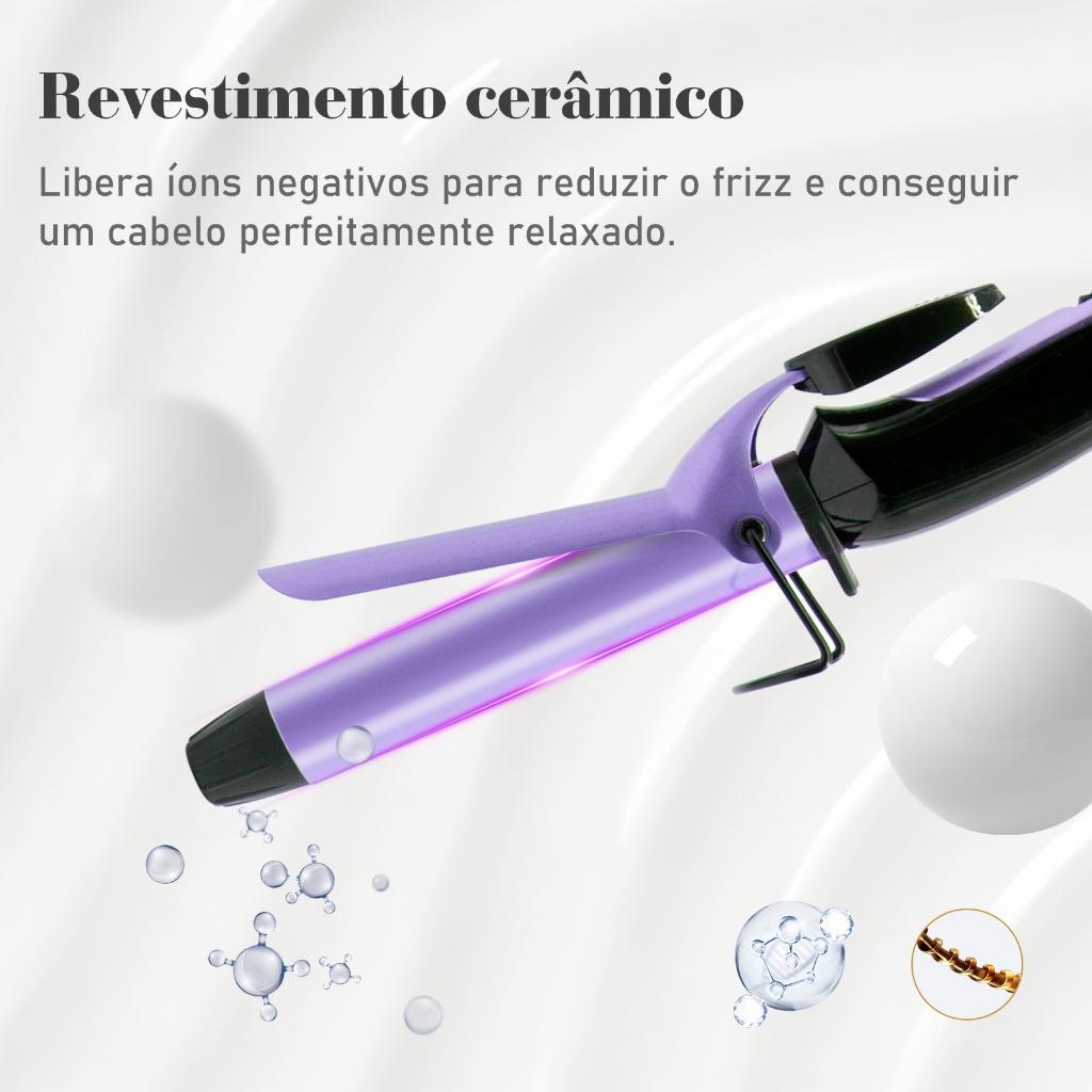 Morina Modelador De Cachos Estilo Babyliss Cerâmica 25mm Bivolt