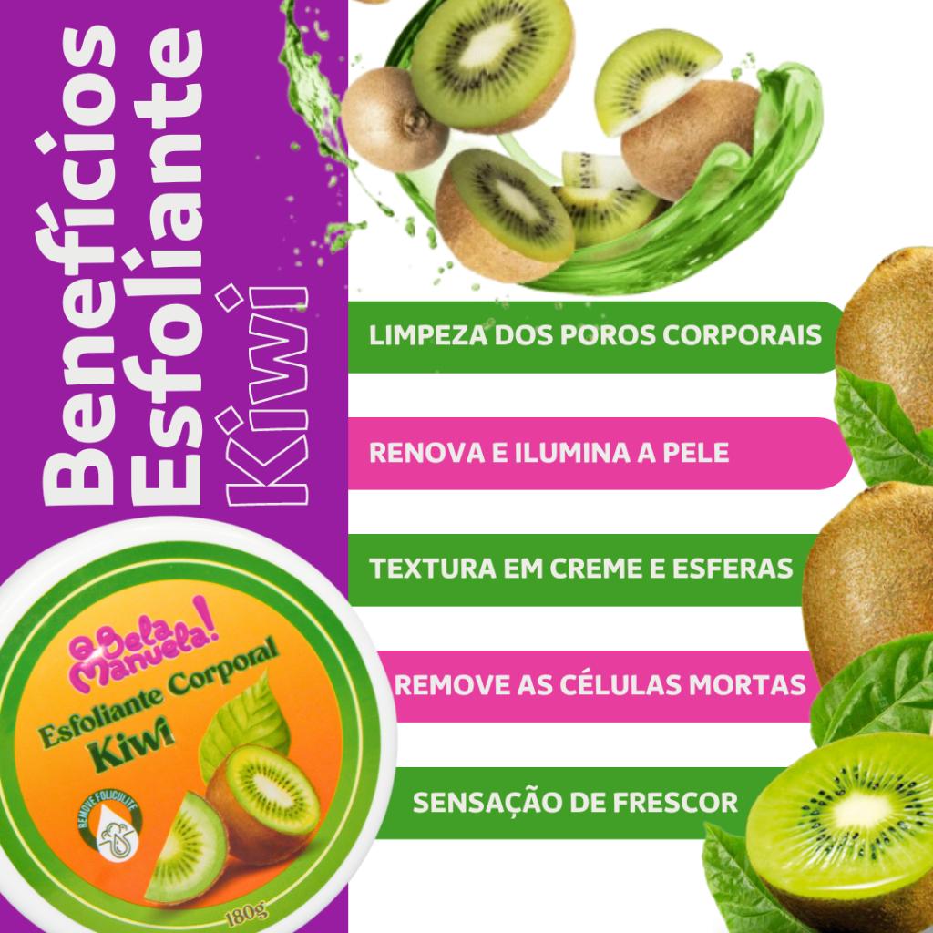 Kit 6 Esfoliantes Corporais 180g Q Bela Manuela