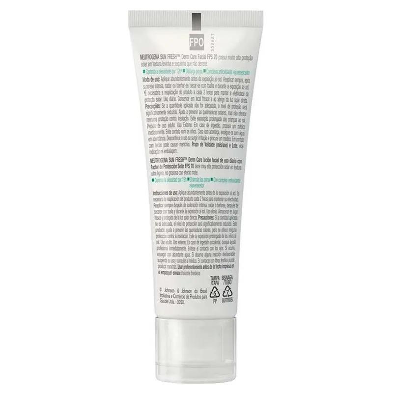 Kit C/2 Protetor Solar Facial Neutrogena Fps70 Mista A Oleosa 40G