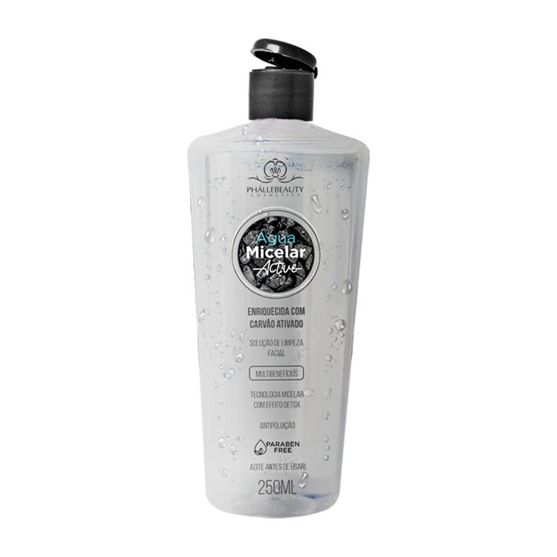 Kit Água Micelar Active Controle De Oleosidade Phállebeauty Ph021 + Discos De Algodão