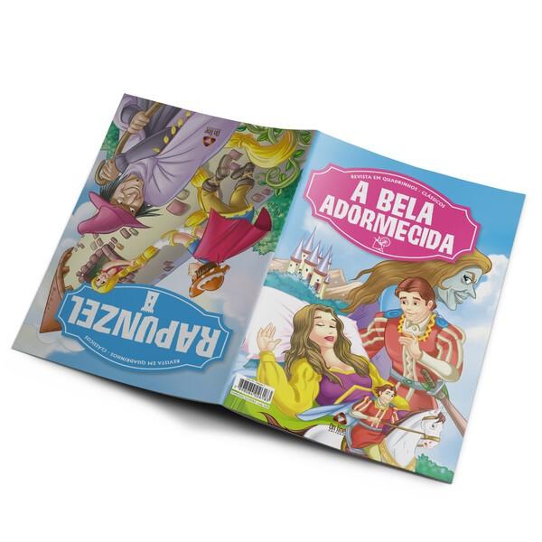Coleção Quadrinhos Contos Clássicos - Kit Com 4 Quadrinhos