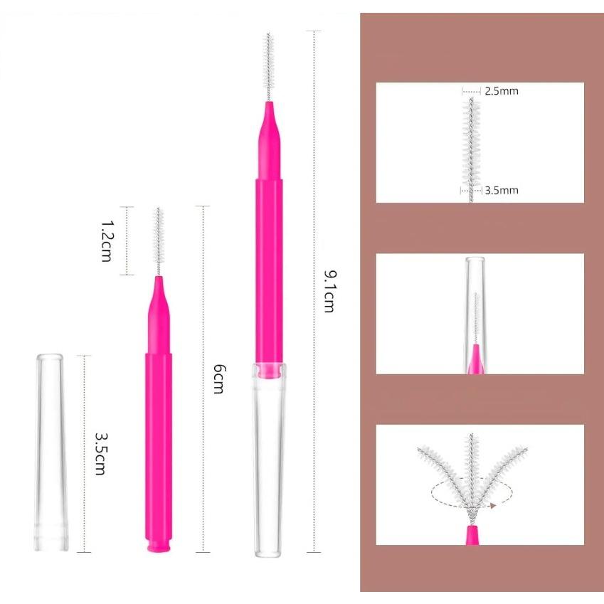 Kit 30 Escovinhas Master Para Brow Lamination E Lash Lifting