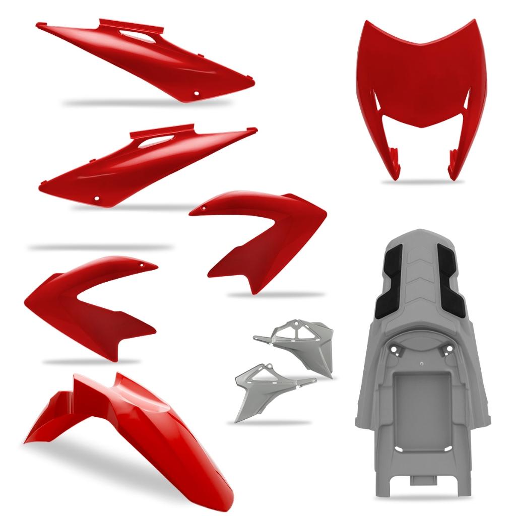 Kit Carenagem 6 Peças PRO Tork Moto Nxr 150 Bros 2009 2010