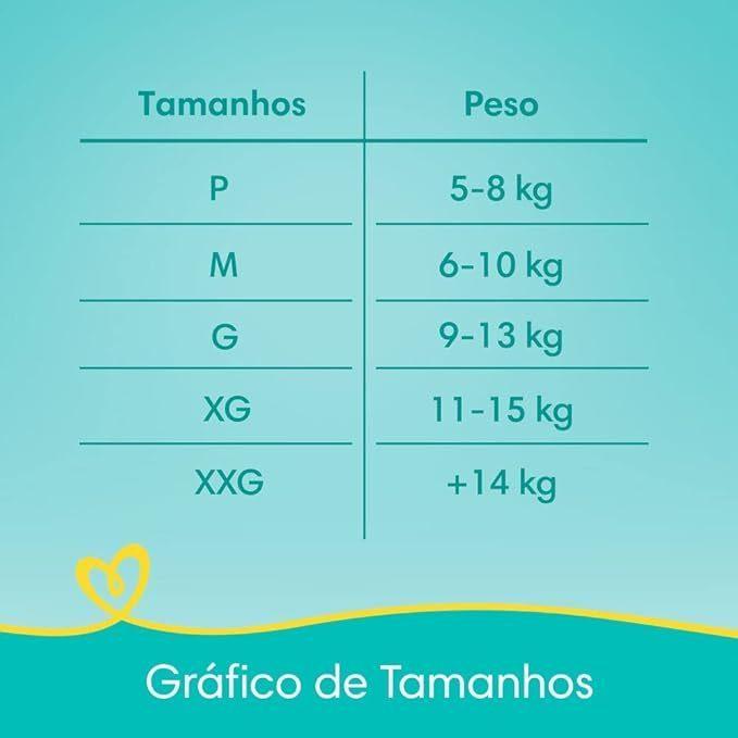 Kit C/3 Pacotes Fraldas Descartável Confort Sec Máxima Absorção - Pampers