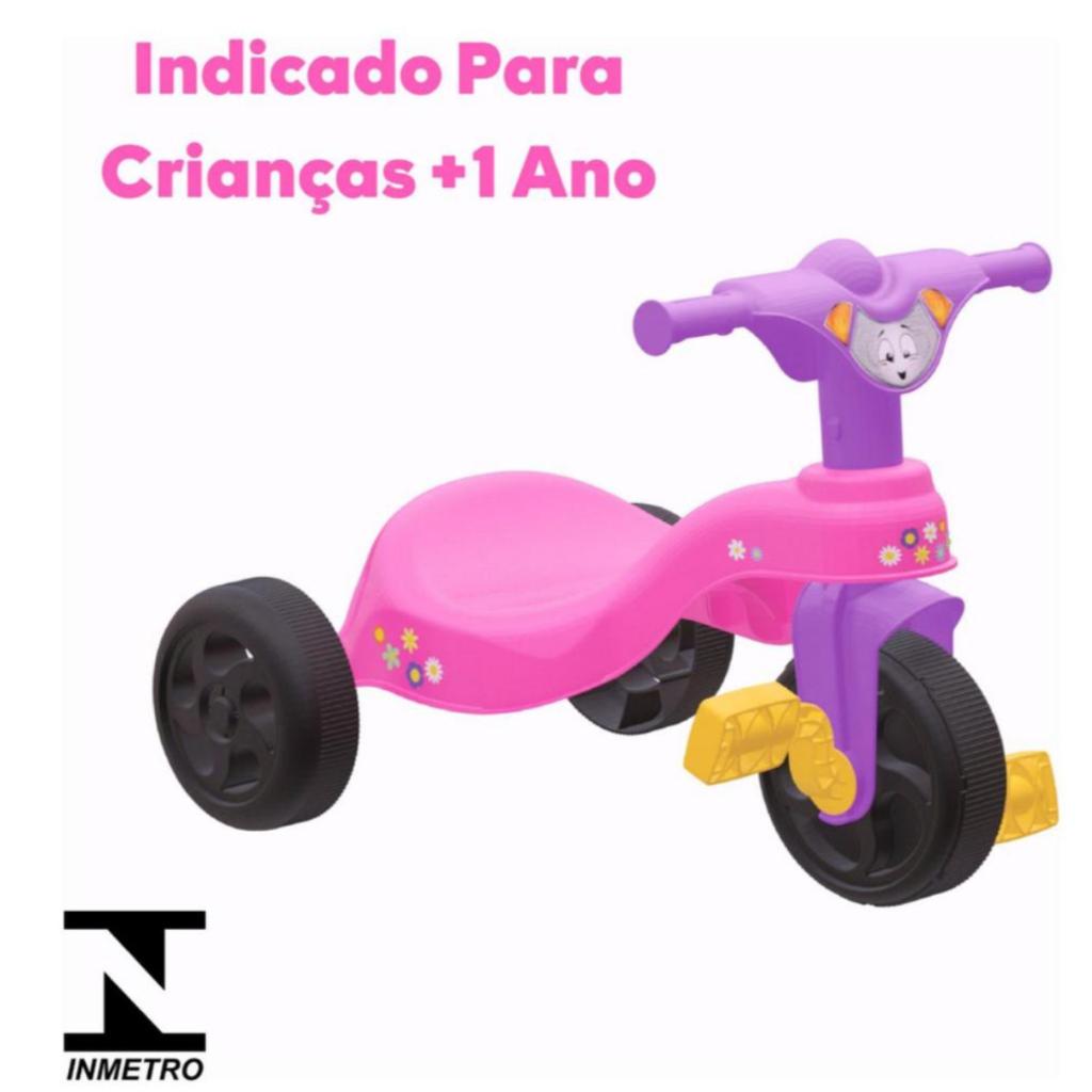 Triciclo Velotrol Motoca Infantil Pais E Filhos Carrinho De Passeio Menino E Menina