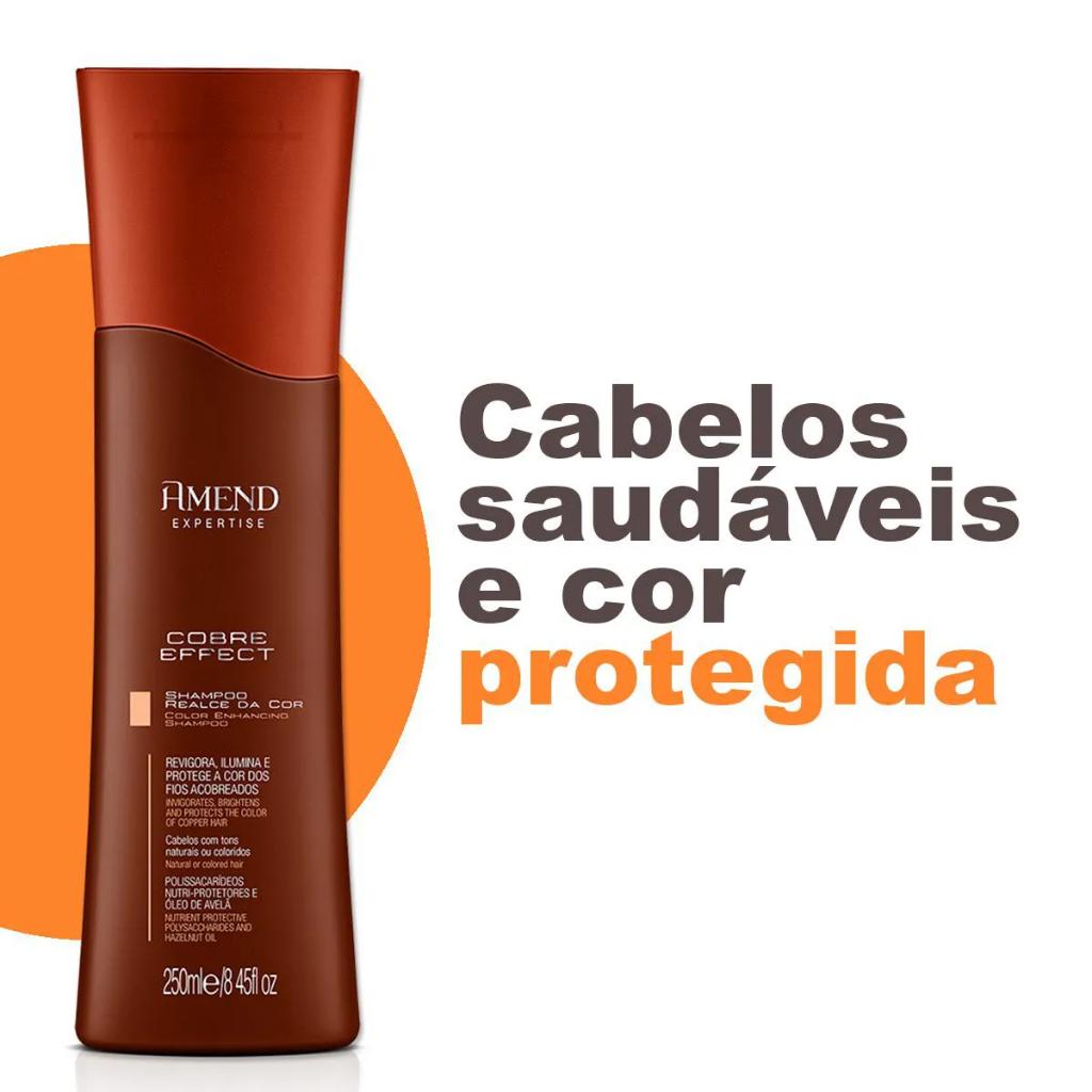 Amend Shampoo Expertise Realce Da Cor Cobre Effect 250ml
