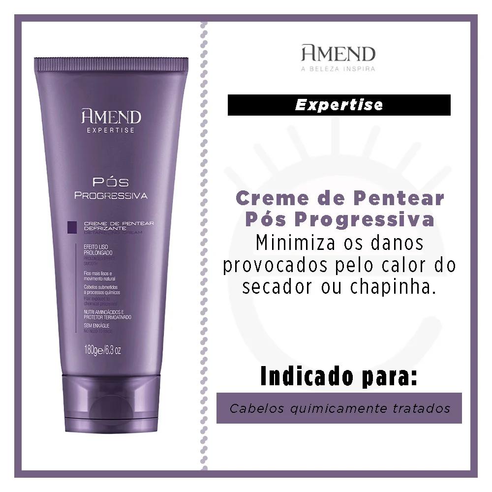 Amend Expertise Creme De Pentear Defrisante Pós Progressiva 180G