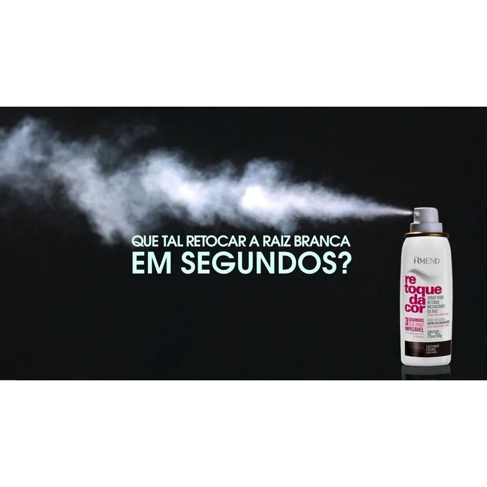 Amend Spray Retoque Da Cor Castanho Claro 75ml
