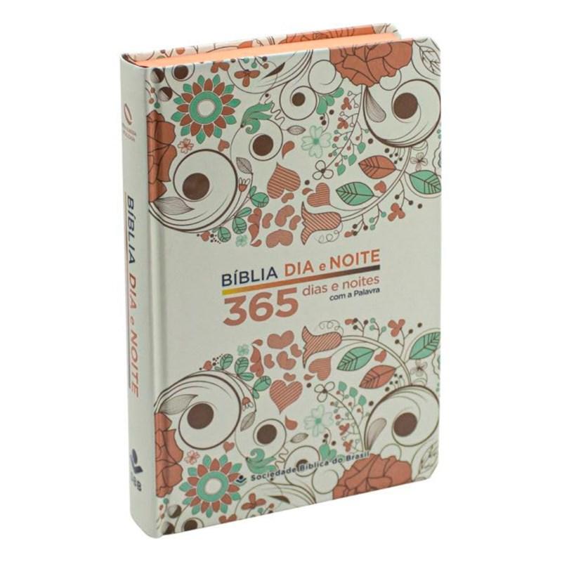 Bíblia 365 Dia E Noite Naa Letra Normal Capa Dura Dias E Noites Com A Palavra