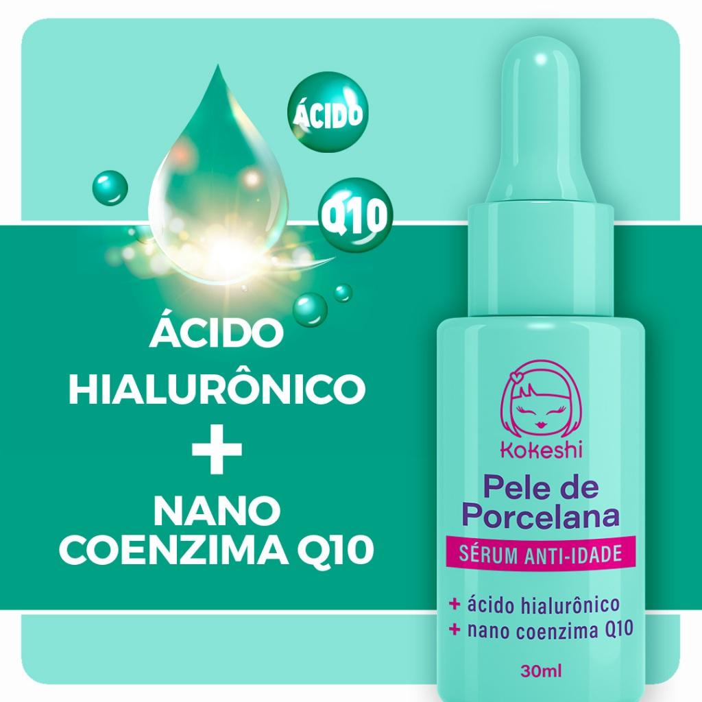 Sérum Facial Anti-idade Pele De Porcelana Kokeshi Regenera 30ml