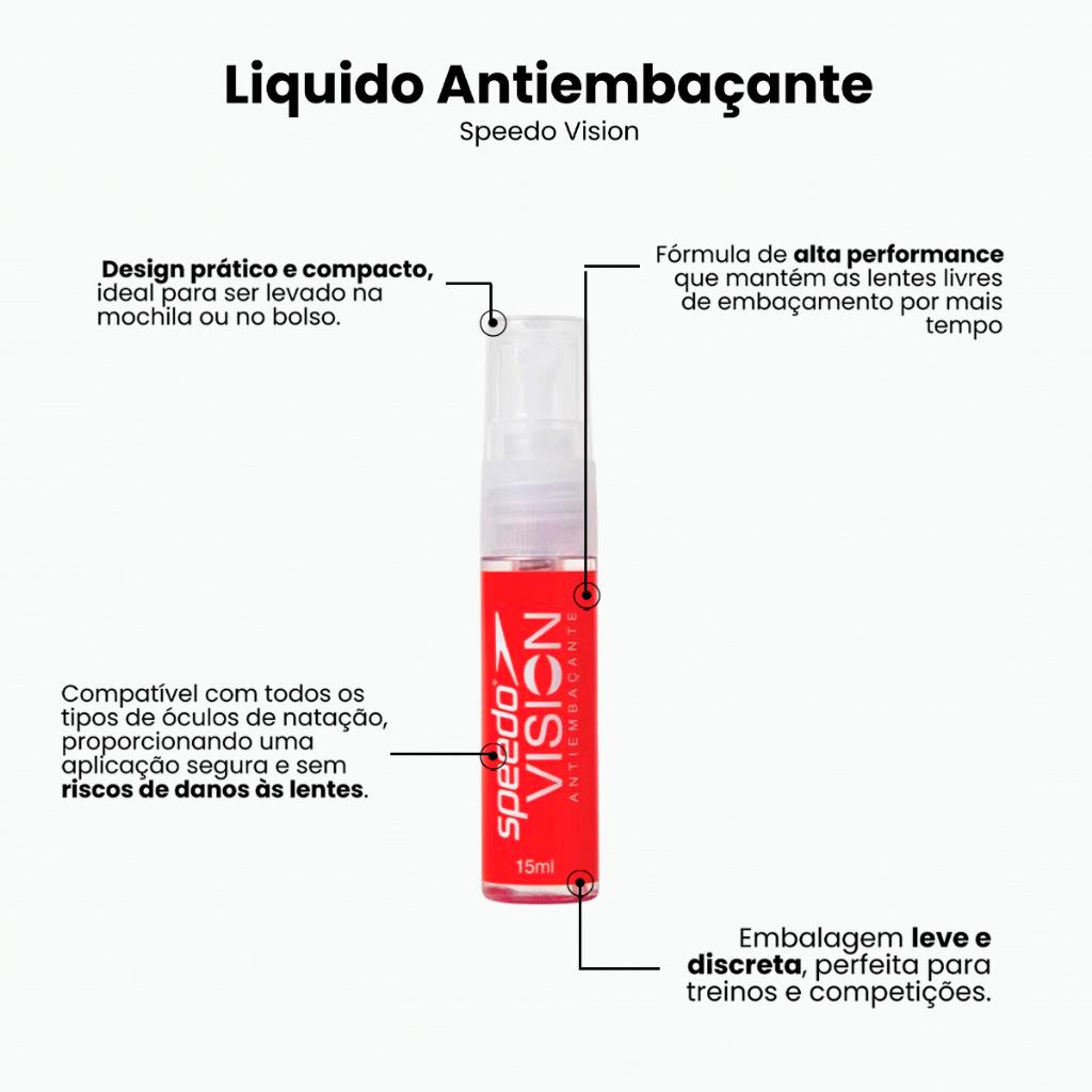 Antiembaçante Para Óculos De Natação Speedo Vision