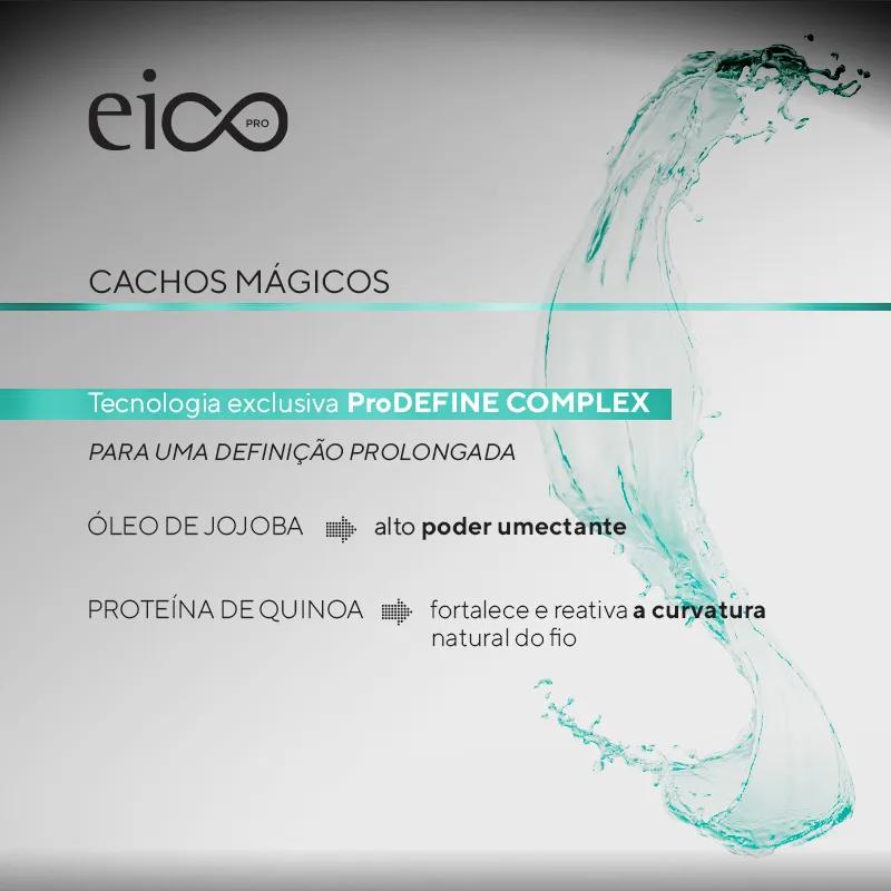 Eico Professional Spray Fluido Leave-in Revitalizador Protetor Térmico Cachos Mágicos 200ml Filtro Solar