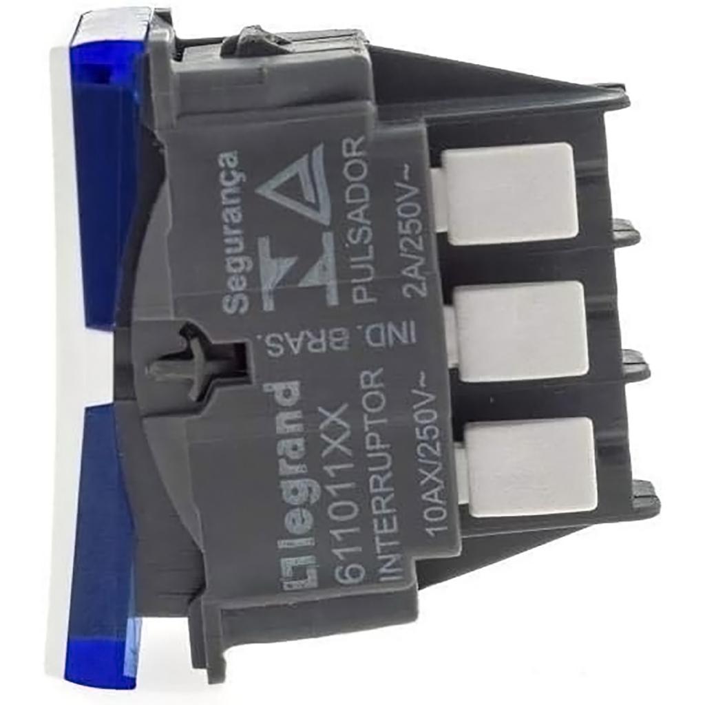 Modulo Int Simples Borne Automatico Branco 10a Pial PLUS