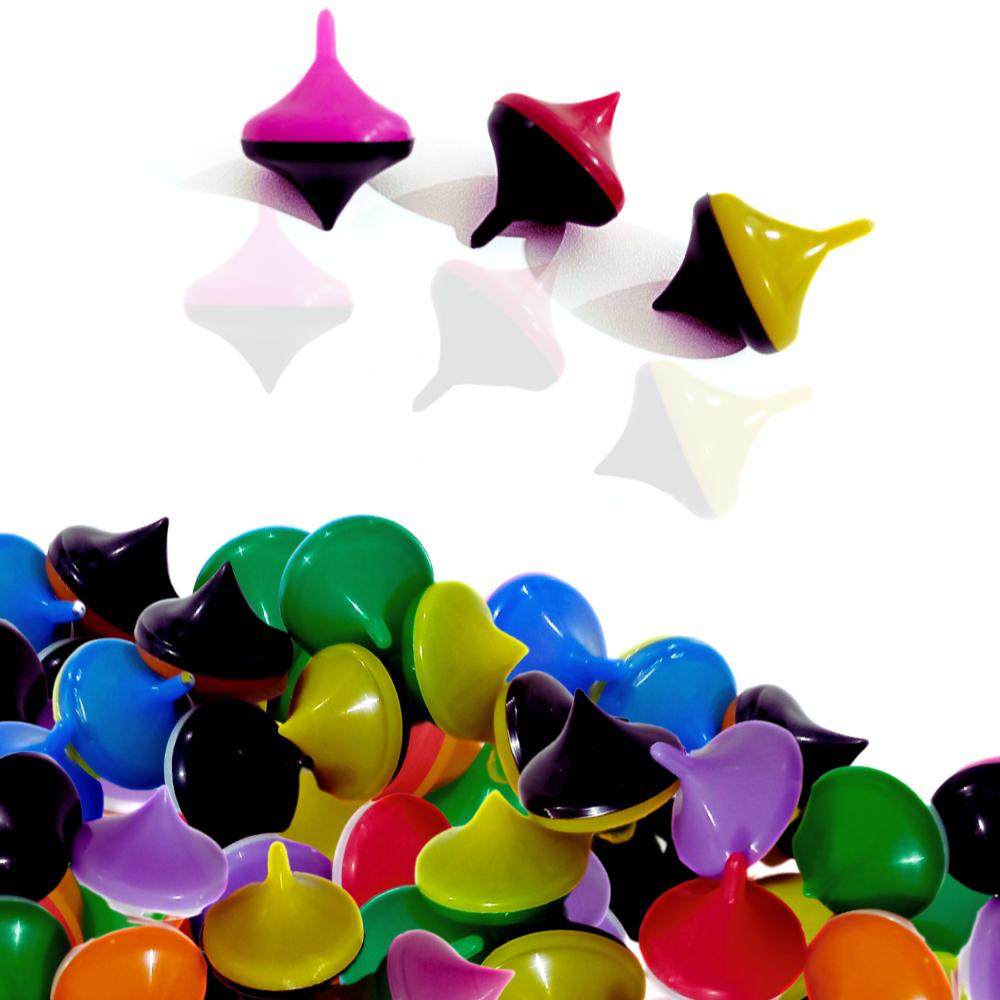 40 Mini Pião Brinquedo Surpresa Festa Criança Lembrancinha Infantil Aniversario Quermesse Novo
