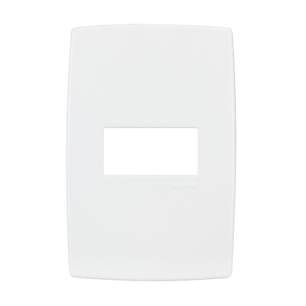Espelho Placa 1posto Horizontal 4x2 Branco Pial PLUS