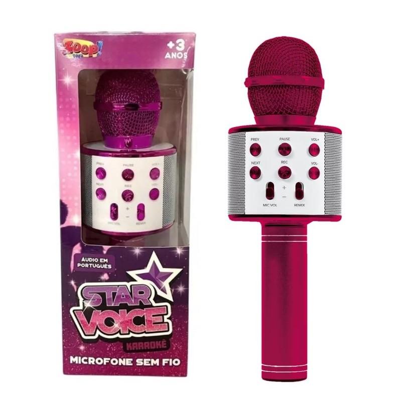 Microfone Infantil Bluetooth Star Voice - Zoop Toys