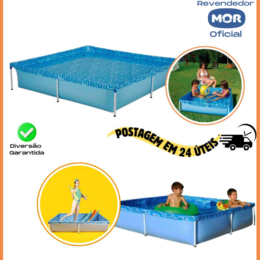 Piscina Infantil Quadrada 1500 Litros Mor