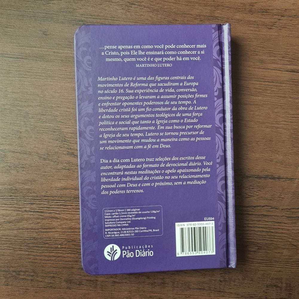 Dia A Dia Com Lutero Devocional Capa Dura