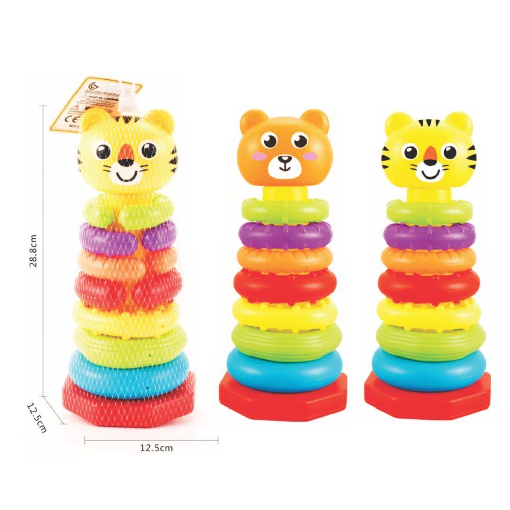 Torre Divertida Brinquedo Bebes Praia Água Brinquedo Educativo Crianças Números Letras Color Toymix