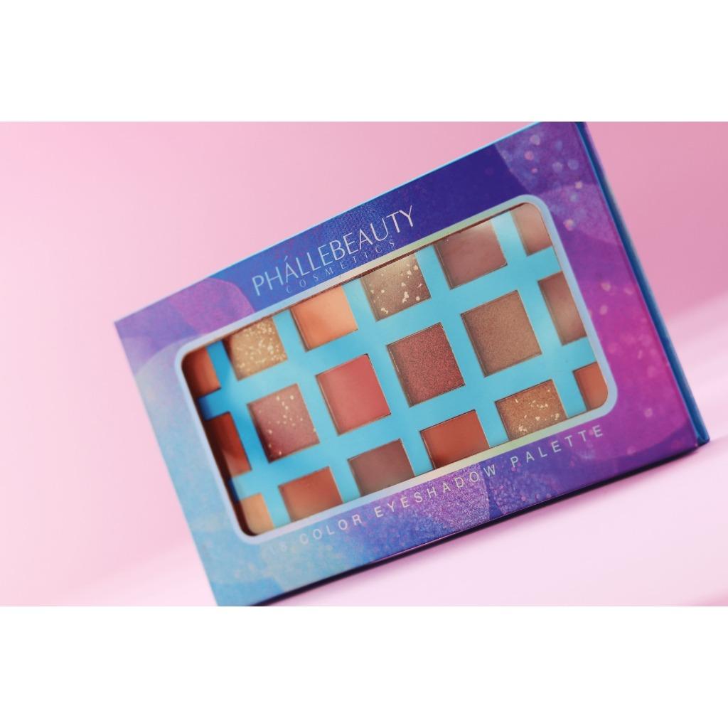 Paleta De Sombras Colors 18 Cores Phállebeauty