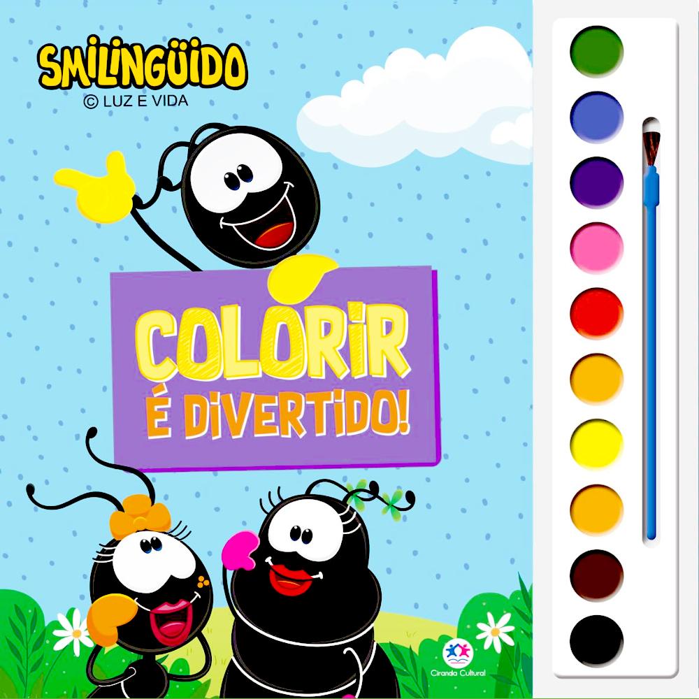 Smilinguido Colorir É Divertido Aquarela