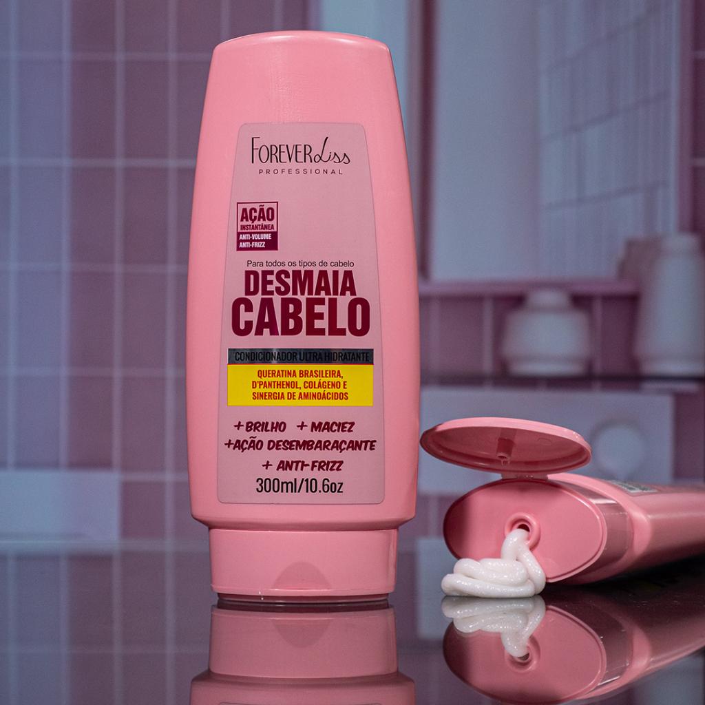 Kit Desmaia Cabelo Shampoo E Condicionador Forever Liss