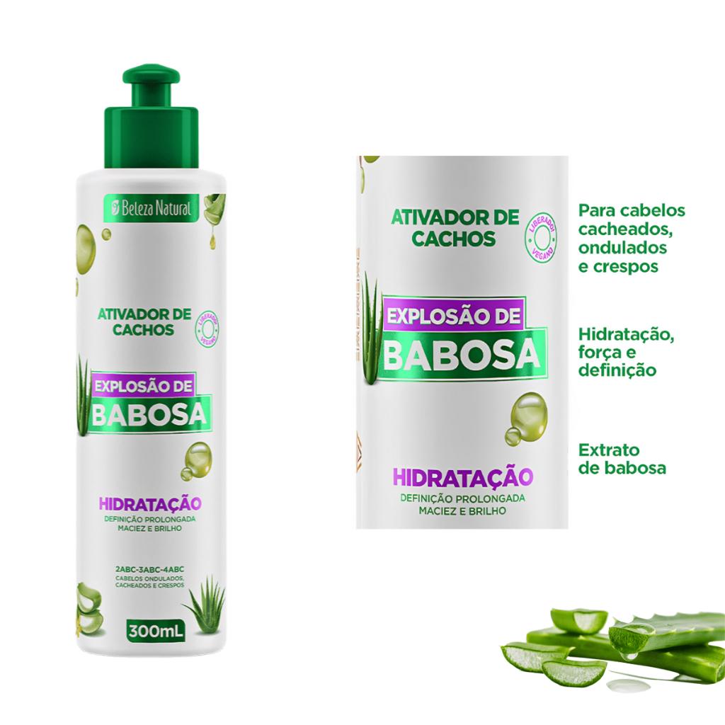 Ativador De Cachos Explosão De Babosa 300ml Bn.cachos