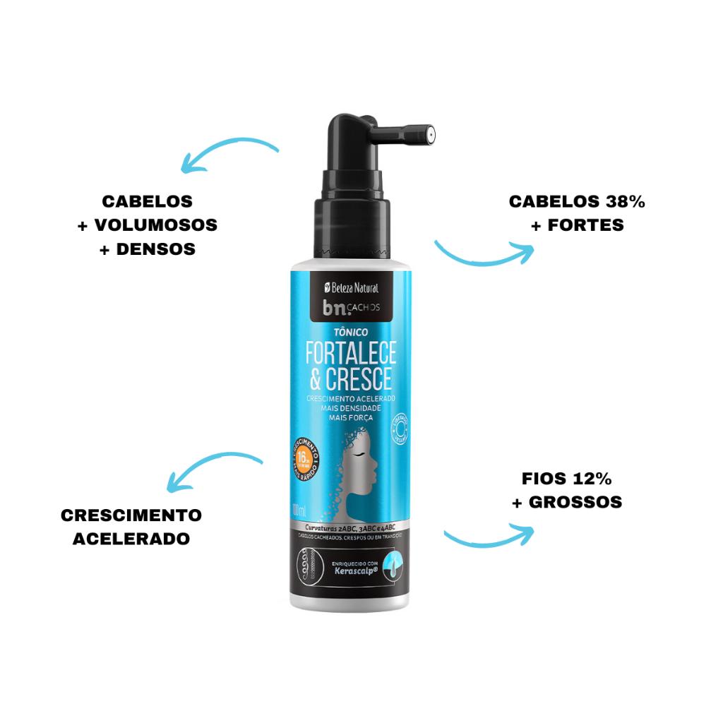 Kit Tônico Capilar Fortalece E Cresce 100ml Bn.cachos (3 Unidades)