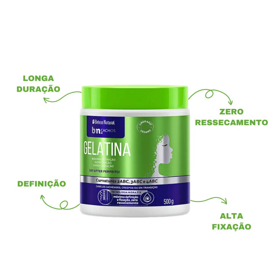 Creme Para Pentear Explosão De Azeite De Oliva 1kg + Gelatina 500g Bn.cachos