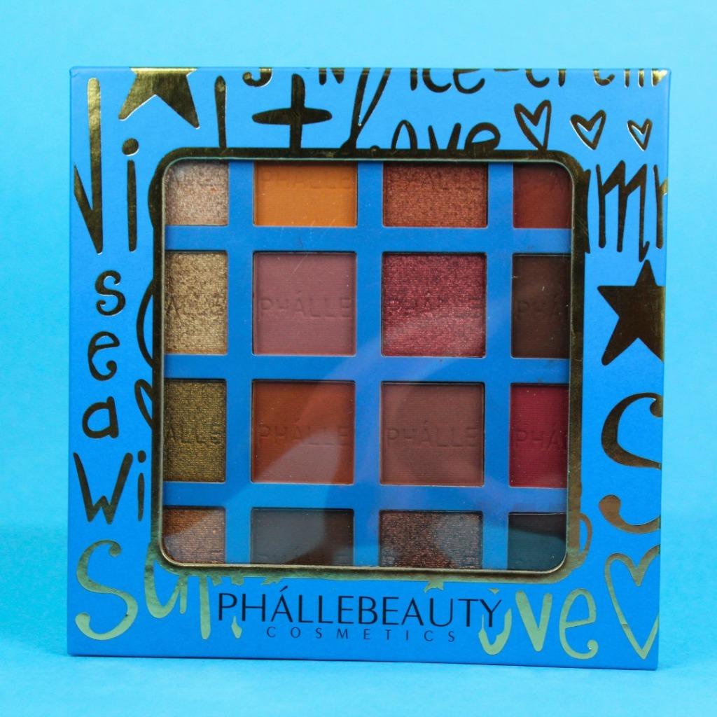 Paleta De Sombras Blue 16 Cores Phállebeauty