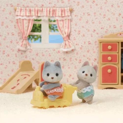Sylvanian Families Gêmeos Huskys Passeio De Trem - Epoch