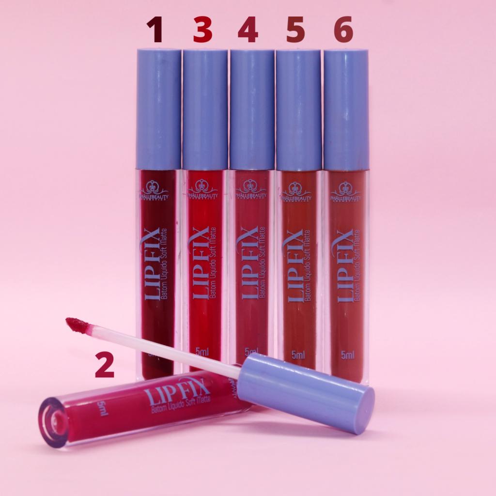 Batom Líquido Soft Matte Lip Fix Phállebeauty