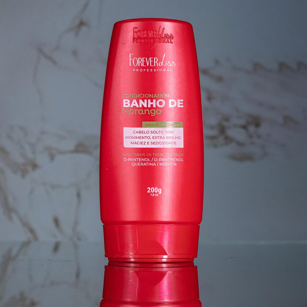 Condicionador Banho De Verniz Morango Forever Liss 200g