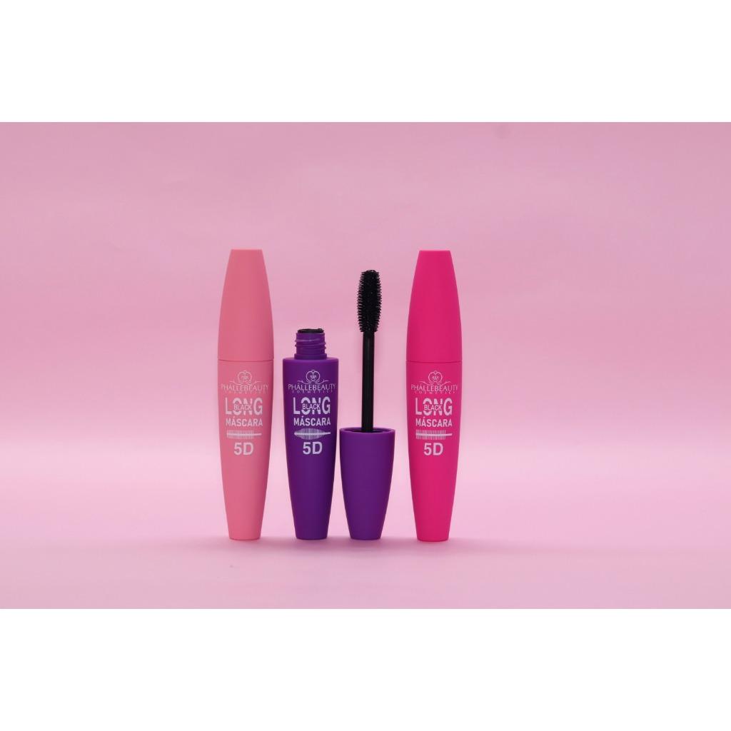 Máscara Para Cílios Long Black 5D Phállebeauty