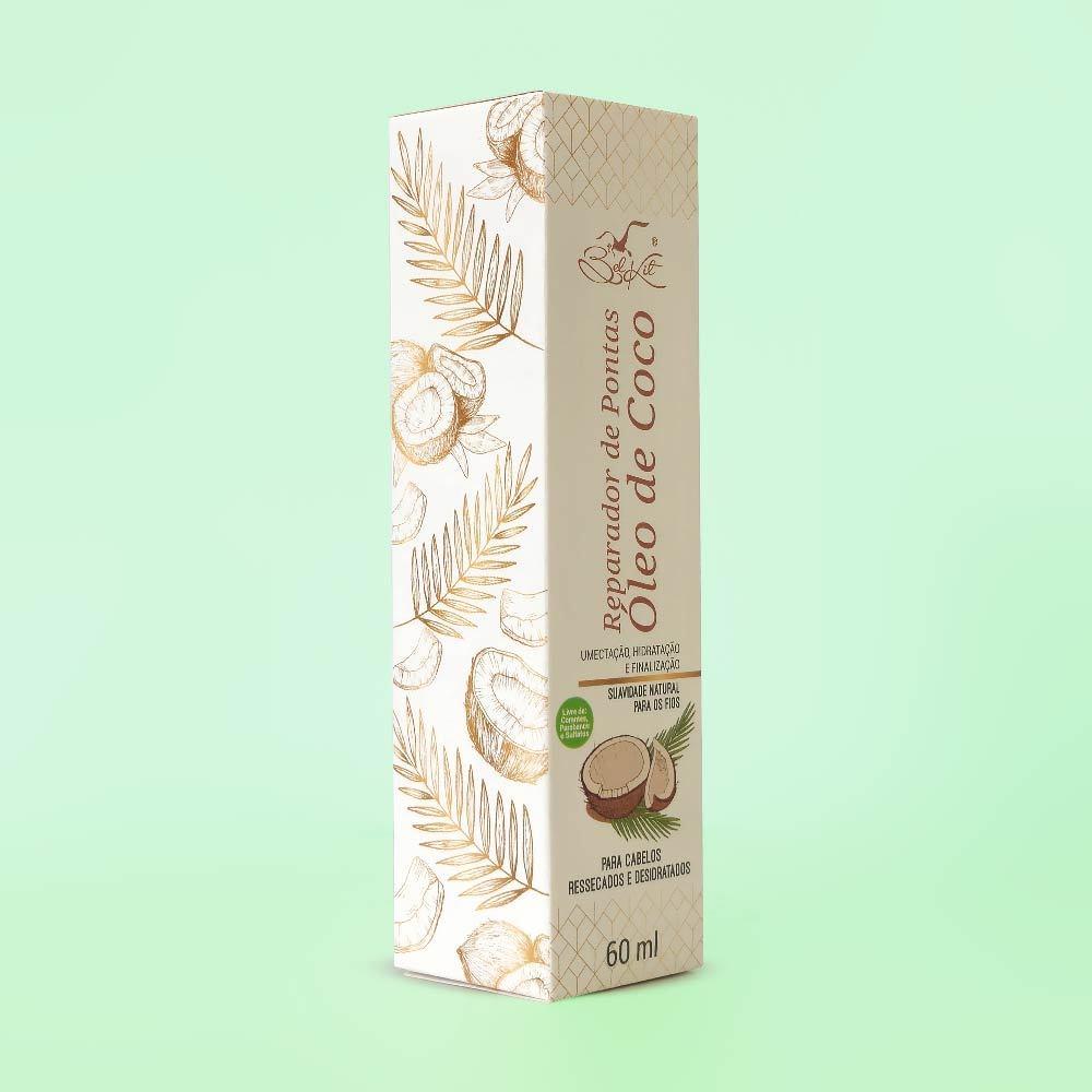 Reparador Capilar Óleo De Coco 60ml Belkit