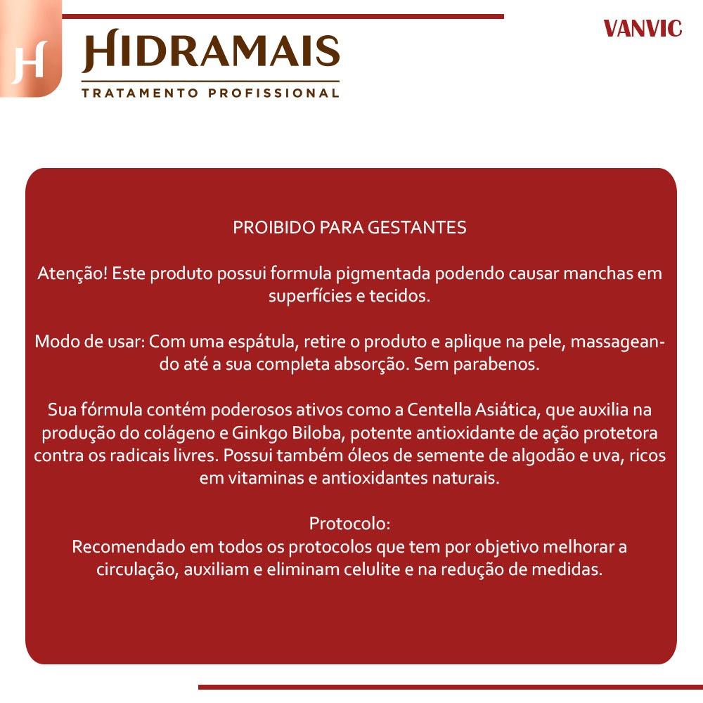 Creme Para Corpo Hidramais Profissional Para Massagem Lipotérmico 1kg