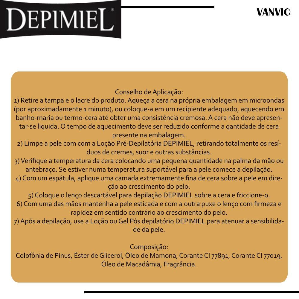 Cera Depilatória Depimiel Pérola Para Buço 50g