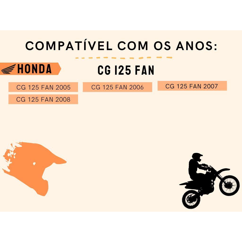 Fiação Principal P/Moto Cg 125 Fan 2005 A 2008 Magnetron