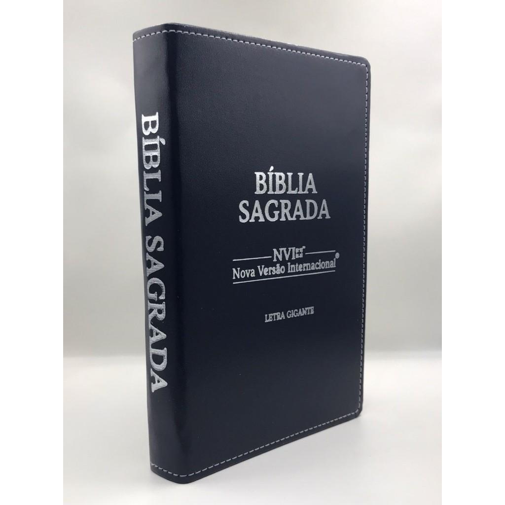 Bíblia Sagrada Nvi Tamanho Grande Capa Flexível Azul