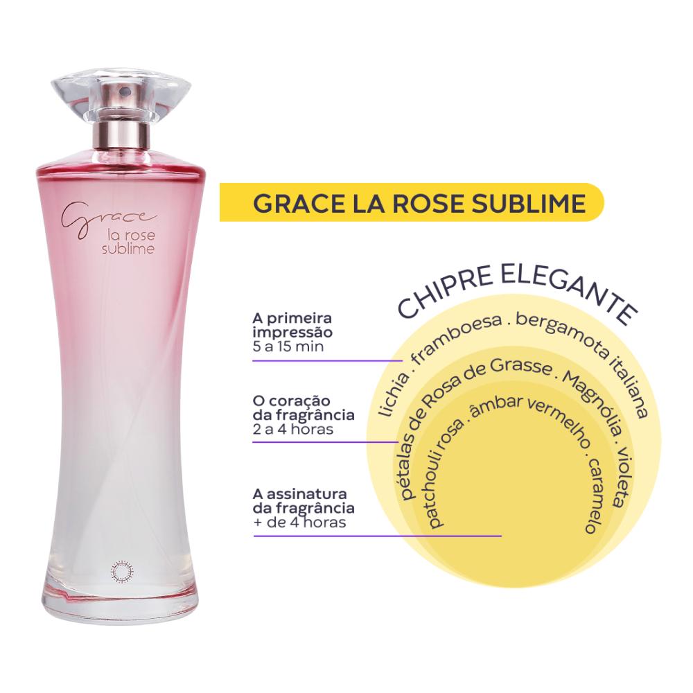 Perfume Grace La Rose Sublime Feminino Hinode 100ml