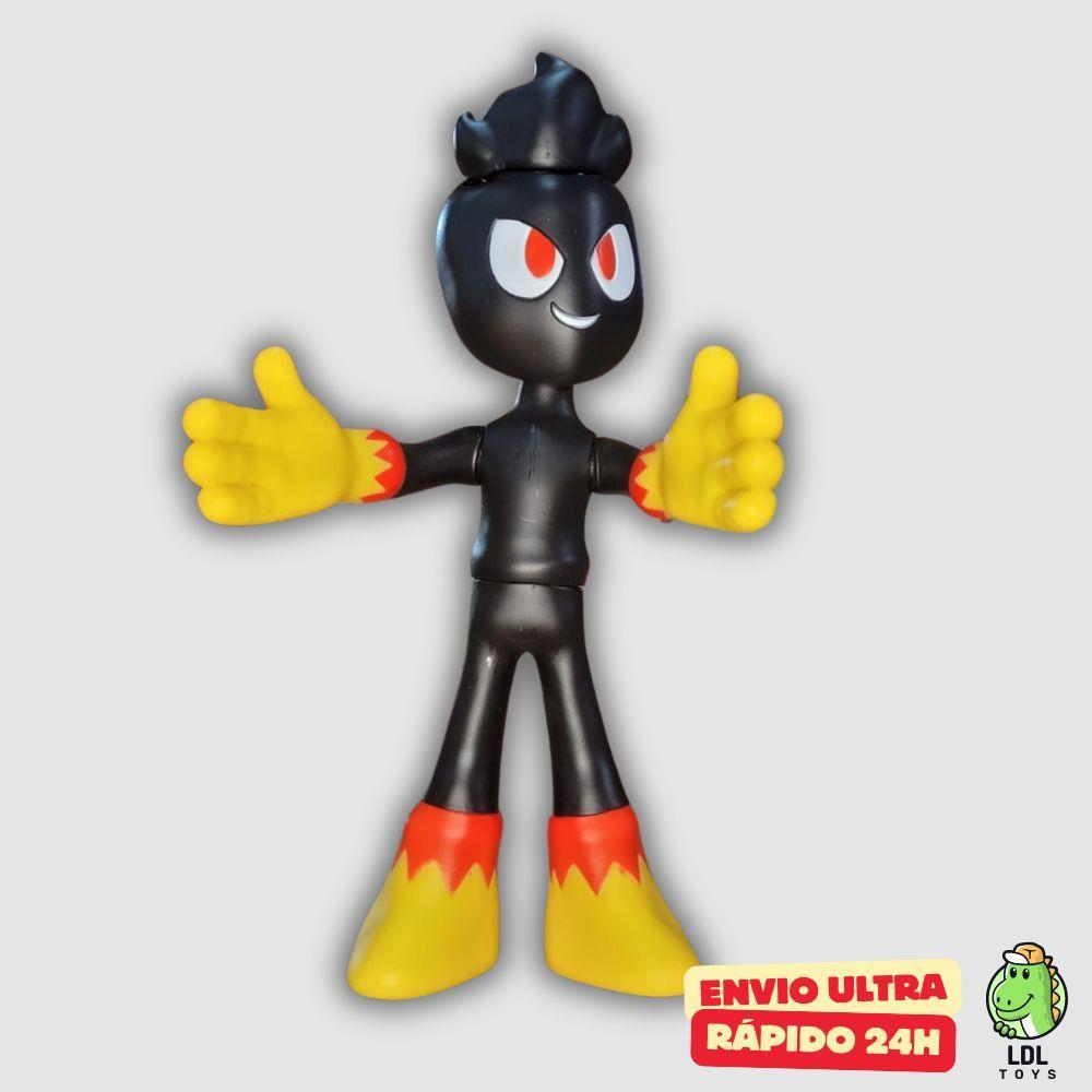 Boneco Vinil Gamer Skin Articulado Gamer Athos Atos Toyart Youtuber 25cm Algazarra