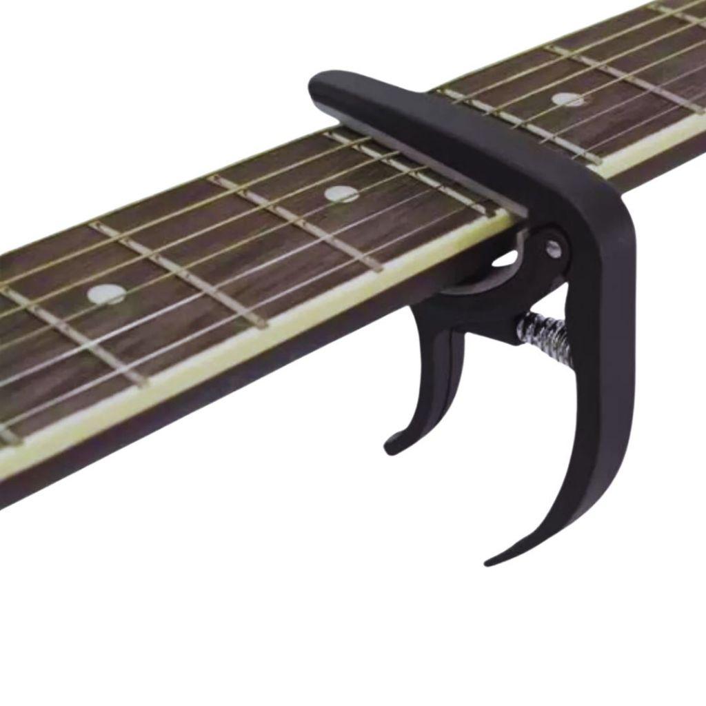 Capotraste Para Violão Preto Black Smart Jx-25