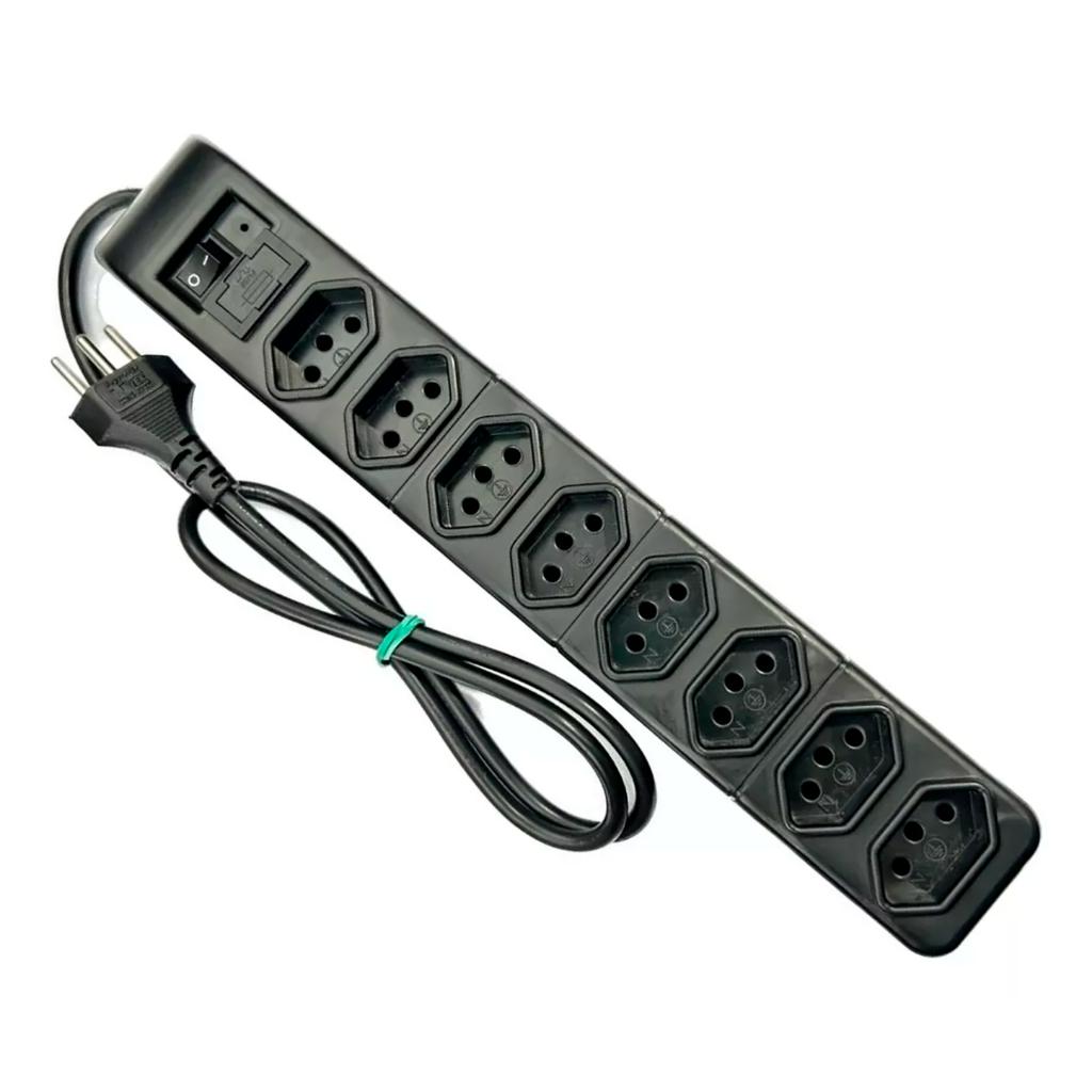 Filtro De Linha 8 Tomadas Slim Bivolt Pw