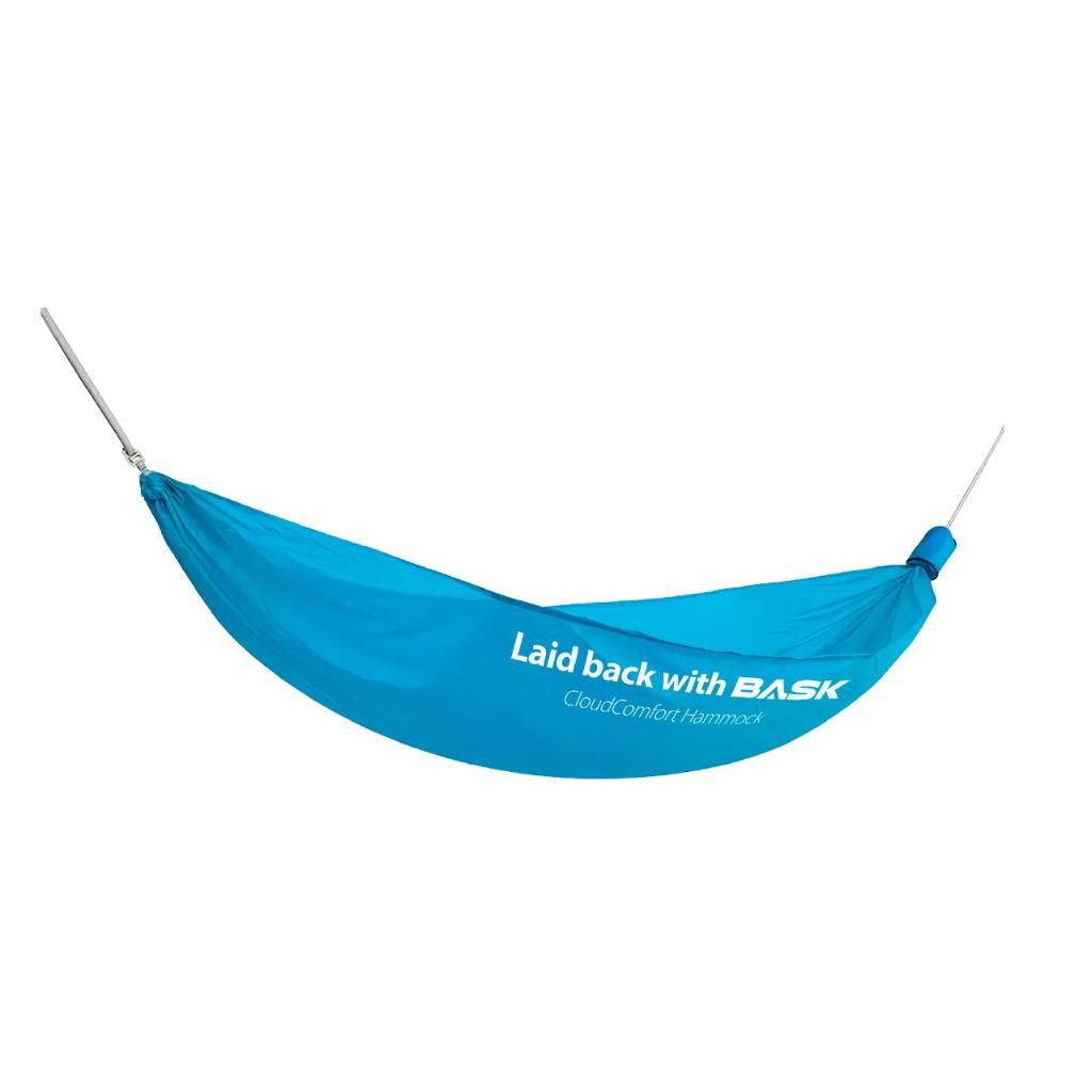 Rede Descanso Bask Nylon Ultraleve Portátil 150kg Camping Acampamento Praia Viagem Jardim Ao Ar Livre